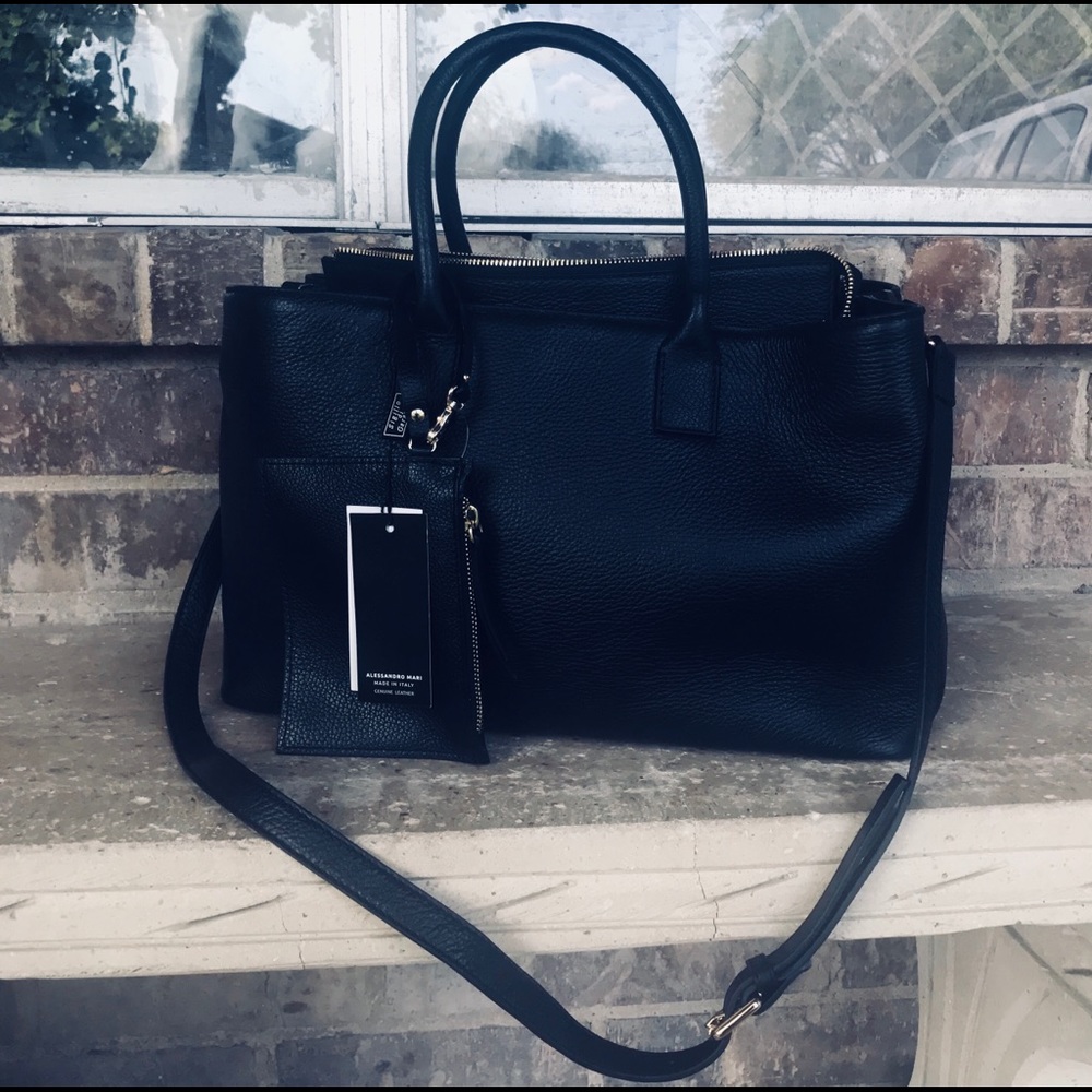 Alessandro Mari Leather Purse/Satchel